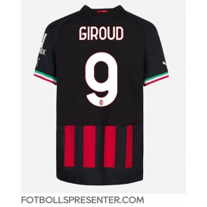 AC Milan Olivier Giroud #9 Hemma Matchtröja 2022-23 Kortärmad